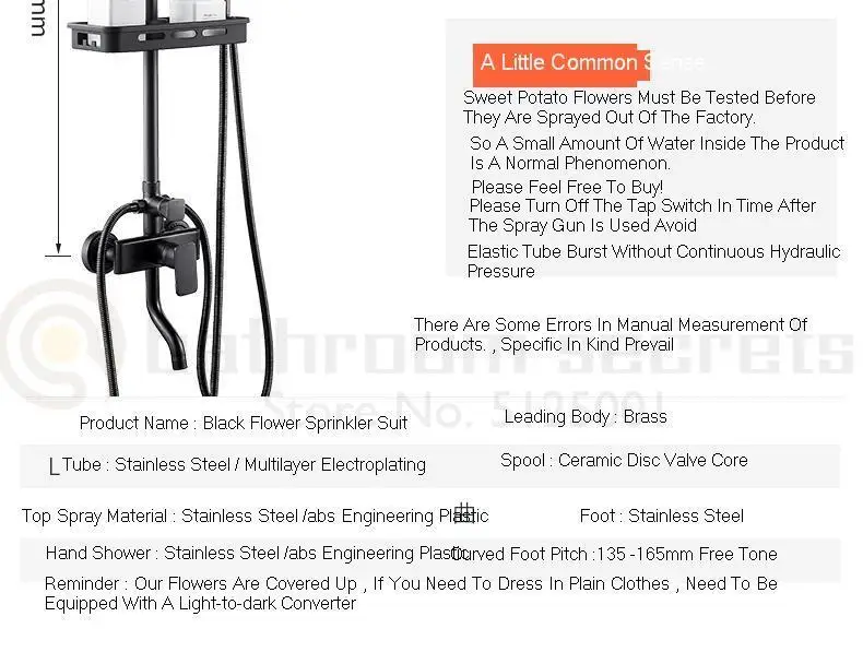 Черный душевой комплект бытовой полностью медный европейский ванной Душевой комплект с смеситель с постоянной температурой душ