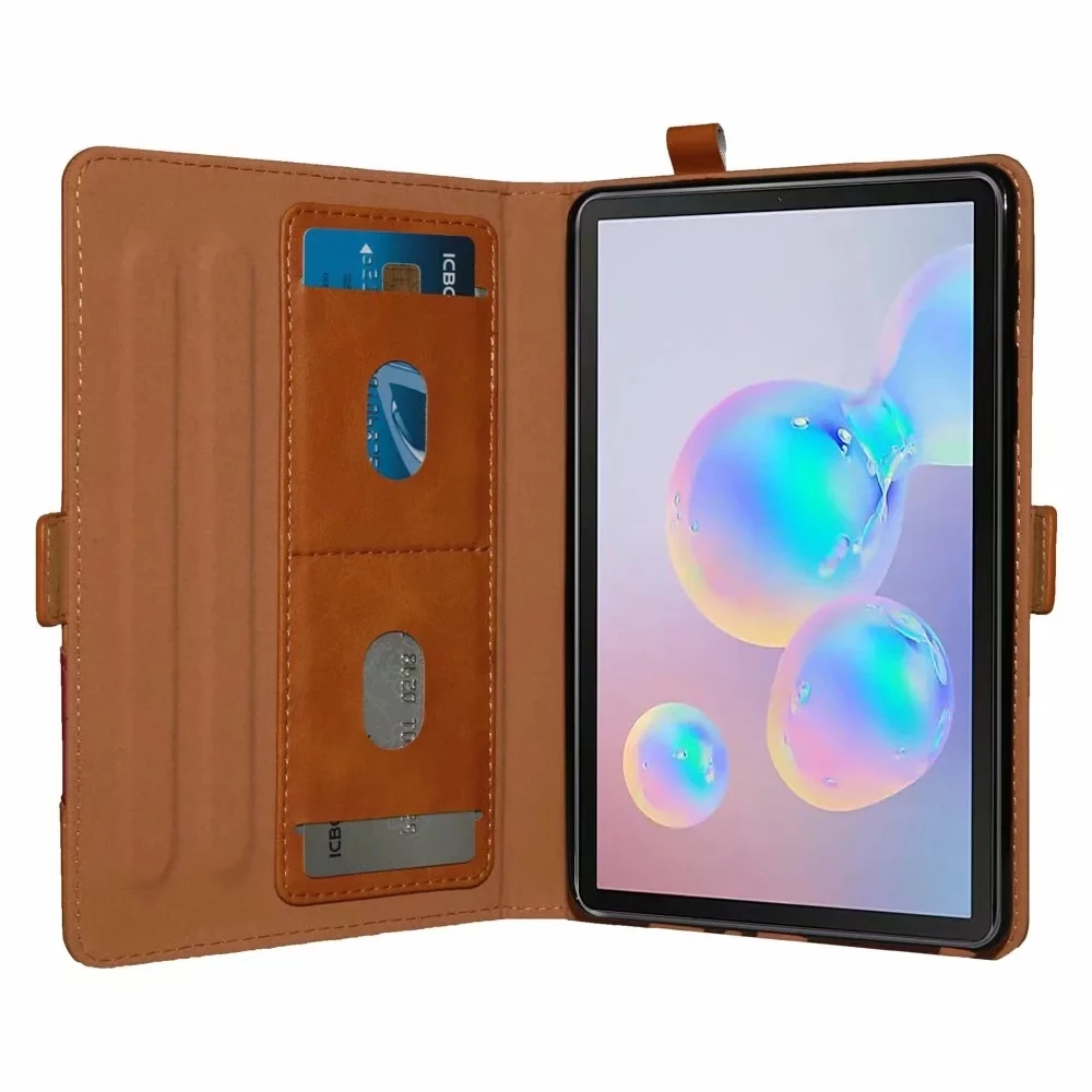 Чехол для планшета для samsung Galaxy Tab S6 10,5 SM-T860 SM-T865 смарт-чехол из искусственной кожи с подставкой для Galaxy Tab S6 10,5 чехол+ ручка