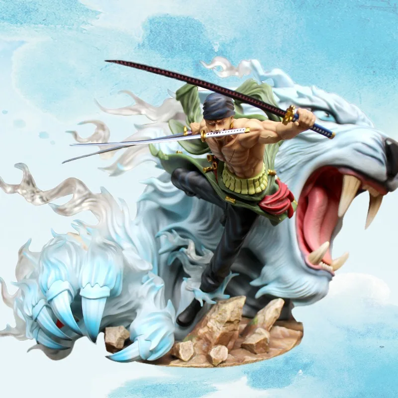 23cm Anime Figure One Piece Big Size Roronoa Zoro Extreme Tiger Hunt