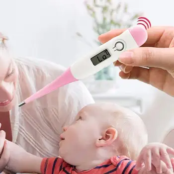 

Pink Baby LED Thermometer The Thermometer Security Fast Accurate Armpit