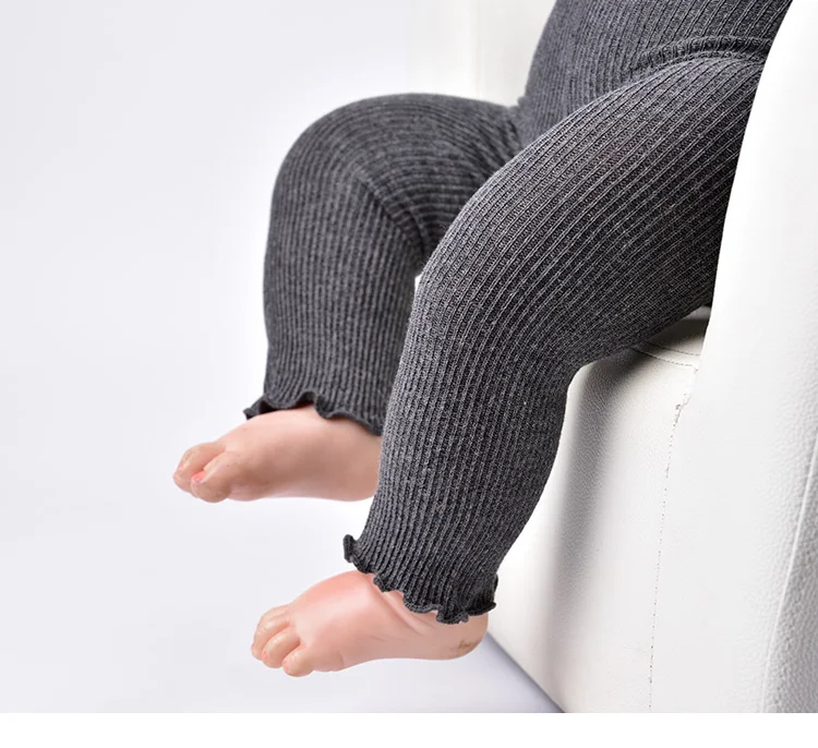 95% cotton high quality Baby casual Boys girls leggings kids children leggings pantyhose knitted strip novelty Pants