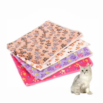 

100% Coral Fleece Cat Dog Blanket Soft Comfortable Large Pet Mat Multiple Colors Keep Warm Dogs Litter For Small Large Dogs