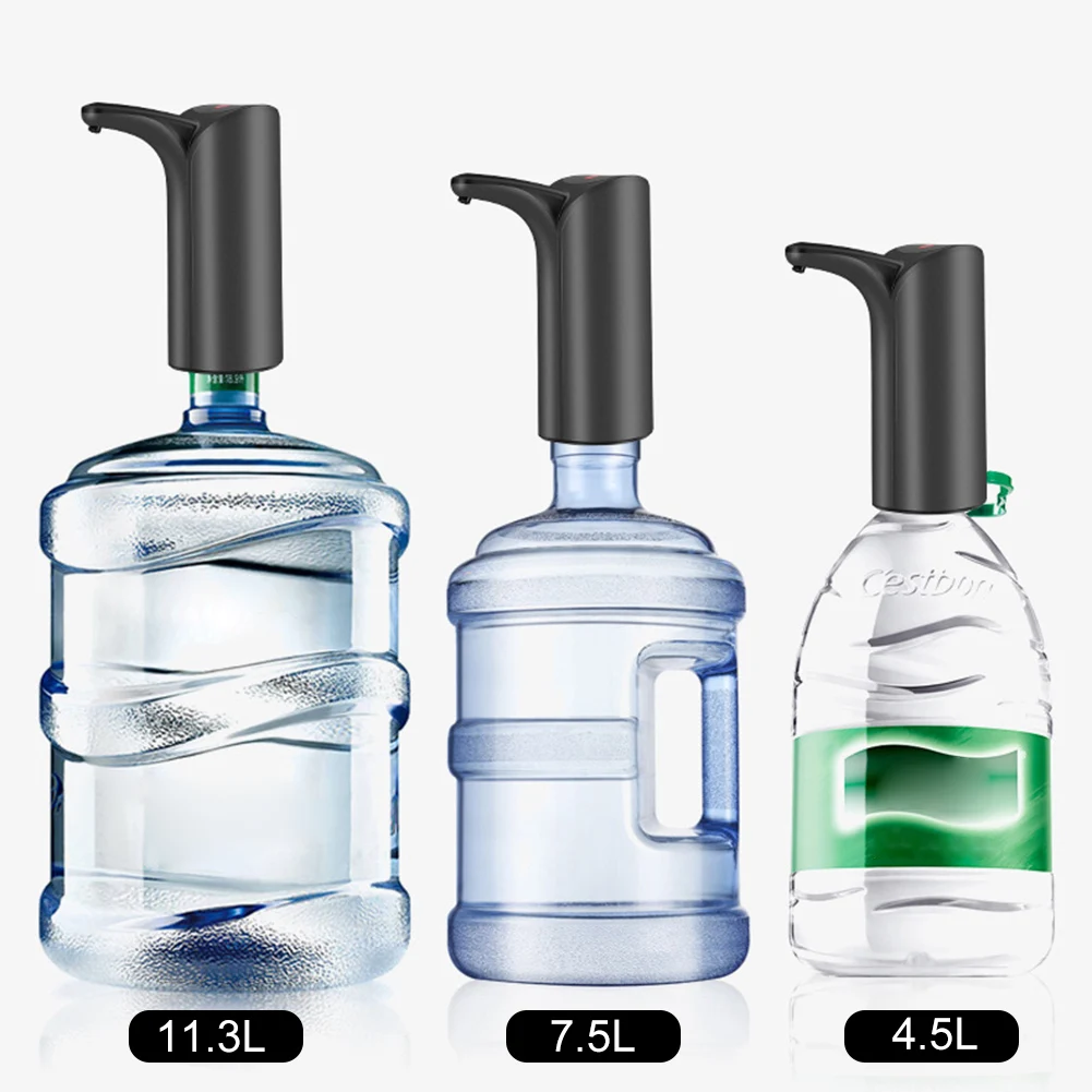 Dual Mode Water Pump Automatic Button Dispenser Household Electric Gallon Bottle Drinking Switch USB Charging Supplies | Дом и сад