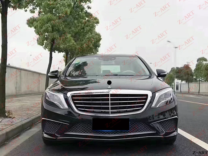 Пластиковый тюнинговый Комплект кузова для Mercedes Benz S CLASS W222- Для AMG S65 выглядит Комплект кузова для Mercedes Benz S CLASS