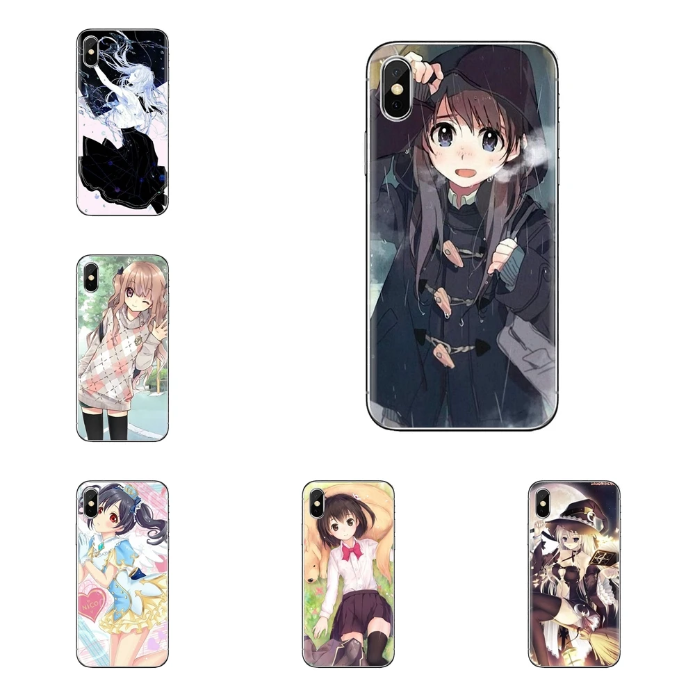 Сексуальный мультфильм аниме kawaii Девушка для samsung Galaxy S2 S3 S4 S5 MINI S6 S7 edge S8 S9 Plus Note 2 3 4