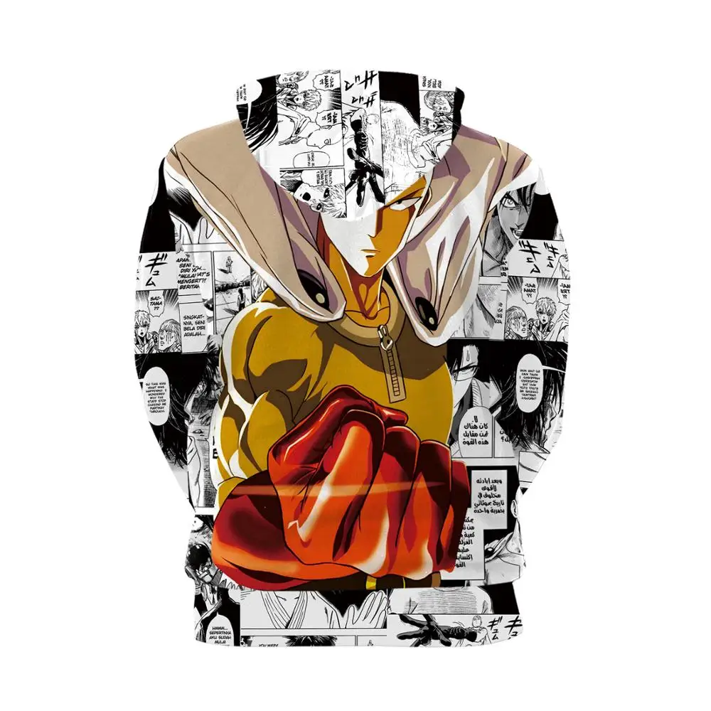 Аниме One Punch Man Толстовка для мужчин женщин и детей OnePunch