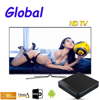 

World HD TV box hot xxx Full HD Spain portugal Arabic belgium sweden support M3u Smart tv Android Box M3u PC