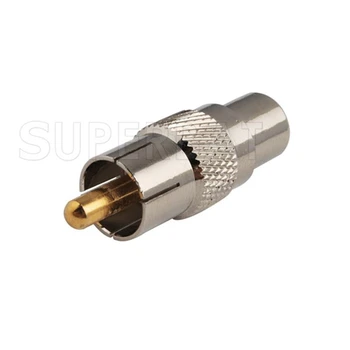 

Superbat RCA Plug male to RCA Jack Ffemale Straight RF Coaxial Audio Converter Connector Straight