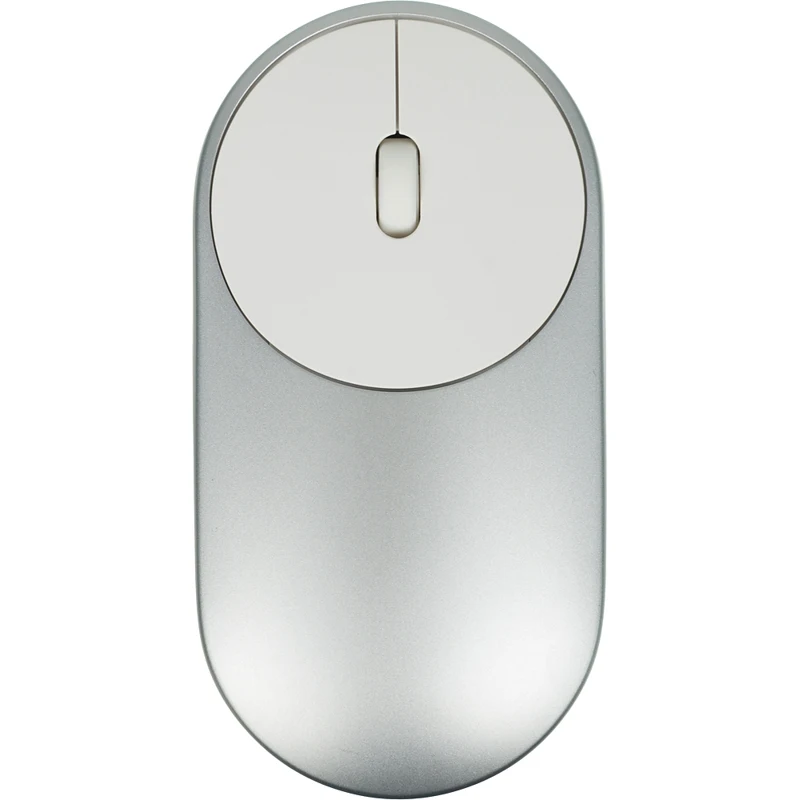 Мышь Xiaomi Mi Portable Mouse серебристый оптическая(1200dpi) беспроводная BT для ноутбука(2but
