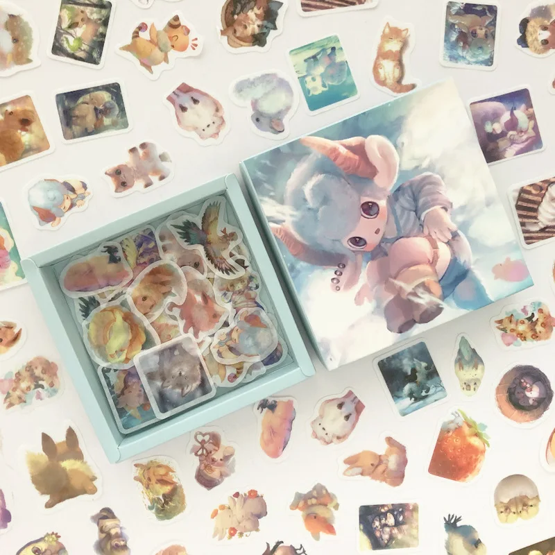 200 шт./упак. Magical Baby Cat пуля журнал Стикеры милые украшения стикер для канцелярских товаров Скрапбукинг DIY Дневник ярлыком - Цвет: shen qi