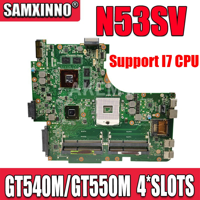 Материнская плата 90R-N1QMB1300Y N53SV REV.2.2 для ASUS N53S N53SN N53SM материнская ноутбука GT540/GT550M 4