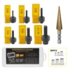 HIFESON 68PCS Rivet Gun Rivnut tool Steel Material Thread Pull Head Riveting Nut Iron Nut M3-M10 Multi Size Insert Nutsert Cap 1