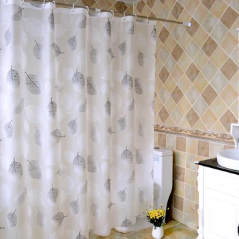 

Bathroom Waterproof Curtain Thickened Anti-mold Bath Curtain Sheet Thickened Bath Room Closure Curtain Shower Room Curtain
