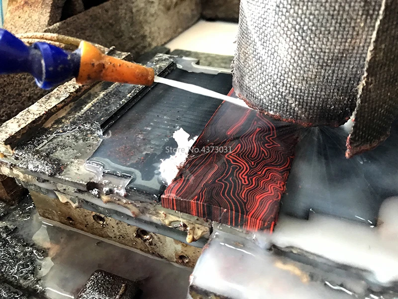 2Pcs-G10-Micarta-Template-Board-Sheet-Damascus-Canvas-material-For-DIY-Knife-handle-Craft-Supplies-130X45X8mm (2)