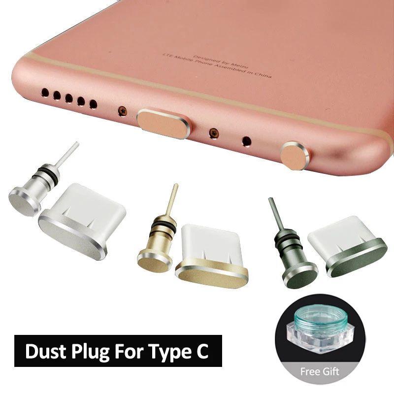 

Metal Type C USB C Plug Set Earphone Jack 3.5 Plug For Huawei P30 Lite P20 Redmi Note 7 Accessories Para Celular USB C Cover