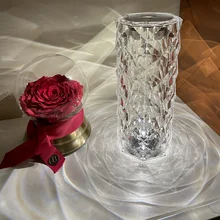 Lampe de Table européenne en cristal, décoration importée d'espagne, produit de luxe, luminaire décoratif d'intérieur, idéal pour un salon, une chambre à coucher ou un Restaurant