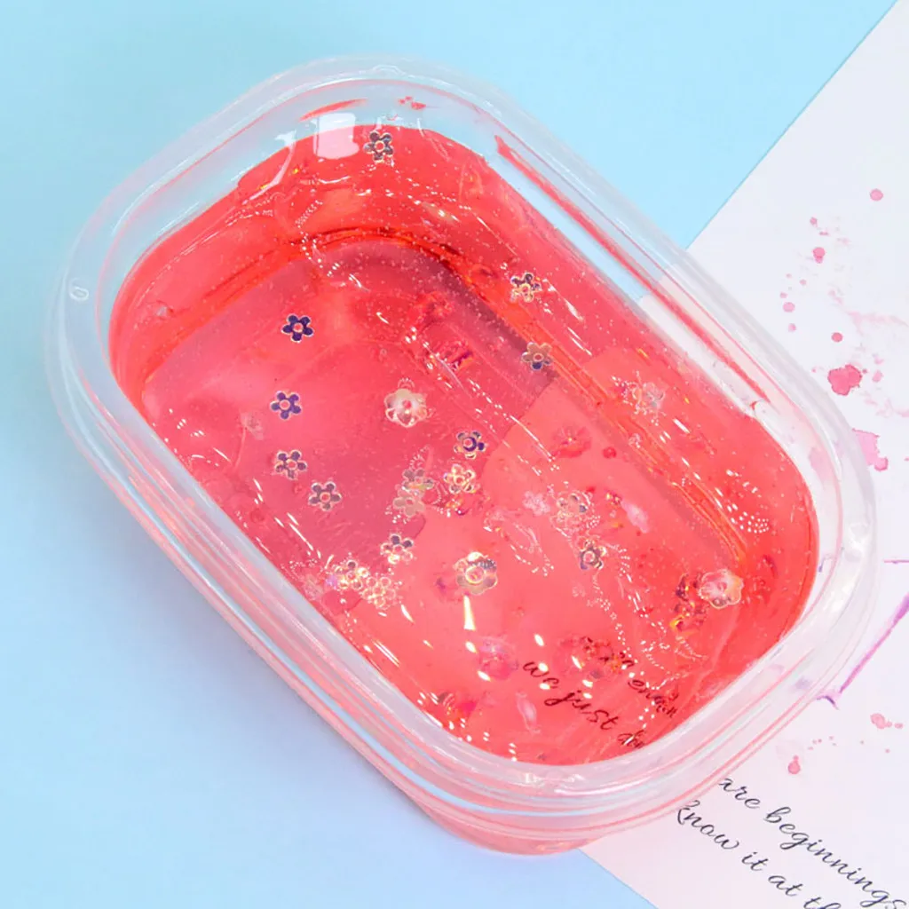 DIY градиент Цвет вспенивания глины с оболочкой аксессуары Slime Детский пластилин игрушка смешивания Цвет Фул грязь DIY фрукты игрушки Bubble подарок T814