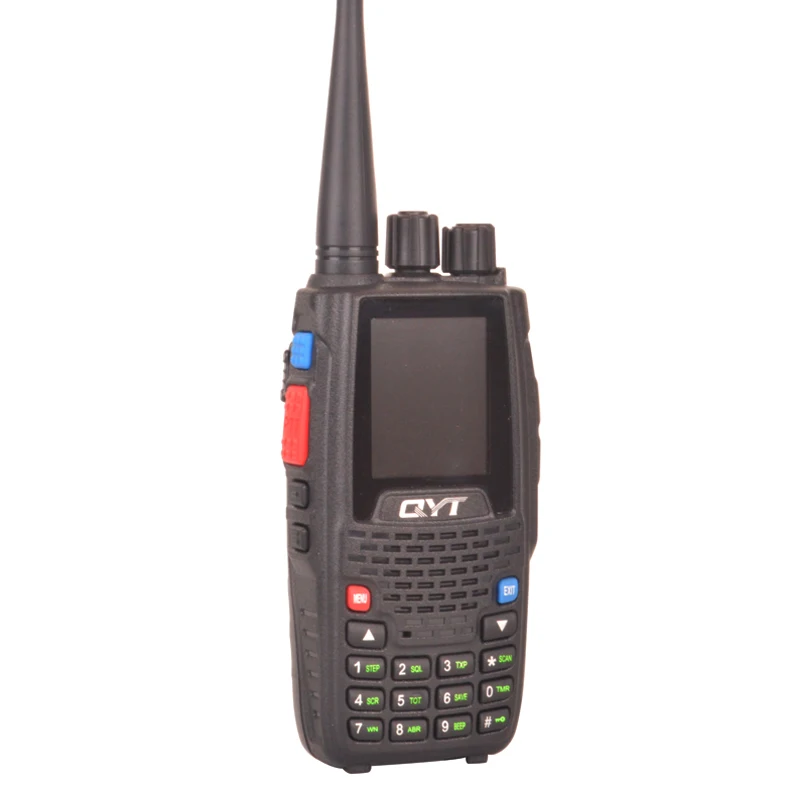 QYT KT-8R Quad Band walkie takie Scrambler VHF:136-174MHz,220-260MHz UHF:400-480MHz,350-390MHz  FM Color screen two way radio