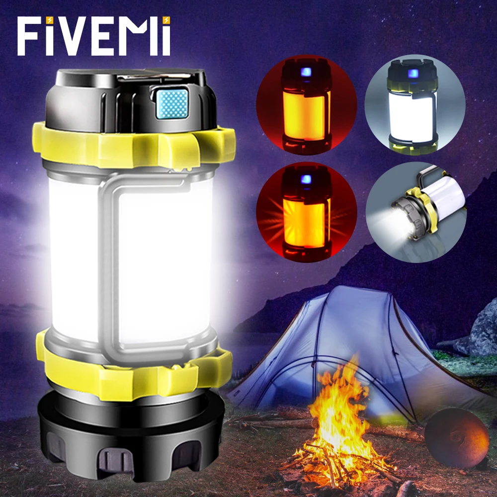 Super Bright LED Flashlight Barbecue light Portable Spotlight searchlight USB Rechargeable torch led working light camping light