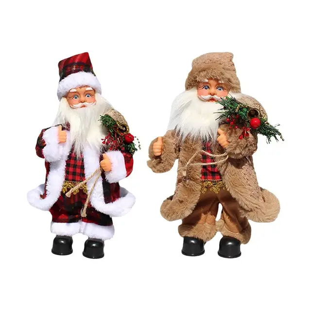 Electric Santa Claus Toy Singing Santa Musical Doll Toy For Kids Music Santa Claus Doll Christmas Decorations Xmas Gift For Kid 1