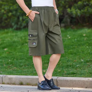 

Men's shorts summer men's shorts fashion casual outdoor middle-aged and elderly cotton shorts men's casual pants tooling shorts