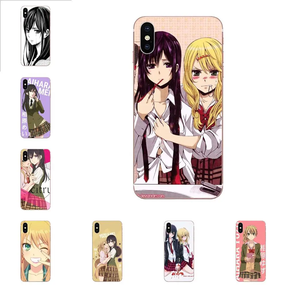 Сексуальная аниме девушка цитрусовые Yuzu Aihara Mei TPU художественный принт для Xiaomi Redmi