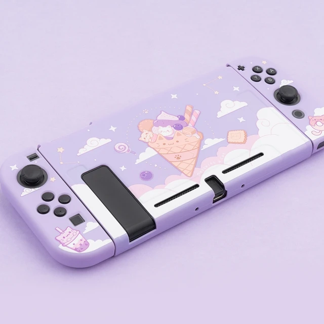 Kawaii Purple Icecream Nintendo Switch Case 4