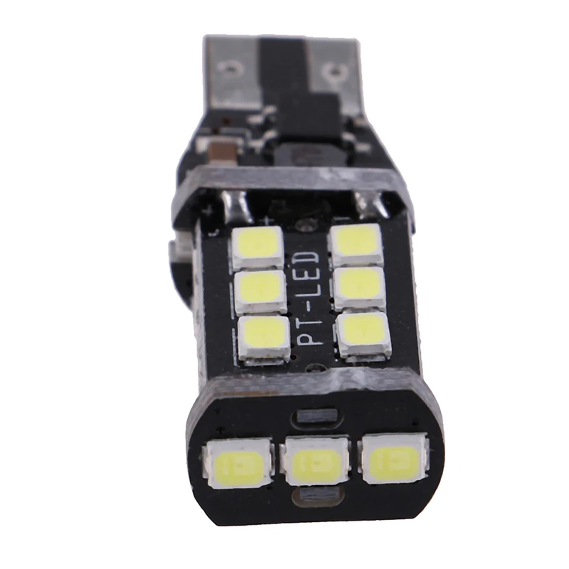 2 шт. автомобилей CANBUS W16W T15 15SMD 2835 1400 люмен светодиодный фонарь заднего хода резервное копирование ac/DC 12V
