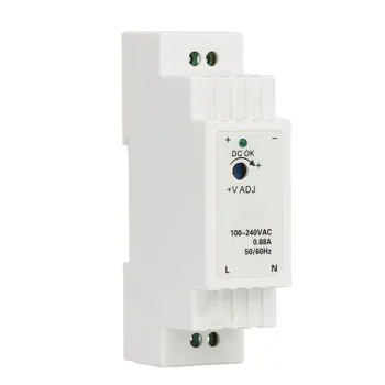 

DR-15-12 Plastic case ac-dc Din-Rail SMPS transformer 15w 12v 15v 24v1.25a switching mode power supply 12vdc for led driver