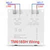 TM618SH 1 Second Interval 5V 12V 24V 110V 220V Digital LCD Timer Switch 7 Days Weekly Programmable Time Relay With Countdown 5