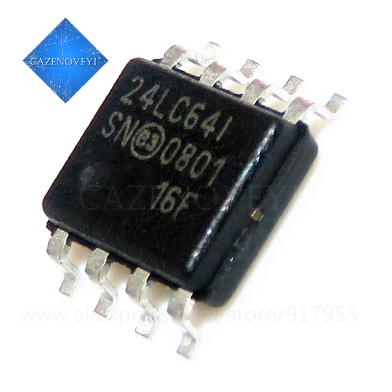 

10 шт./лот 24LC64T-I/SN SOP-8 24LC64T-I SN SOP8 24LC64 SOP 24LC64I 24LC641 новый оригинальный в наличии