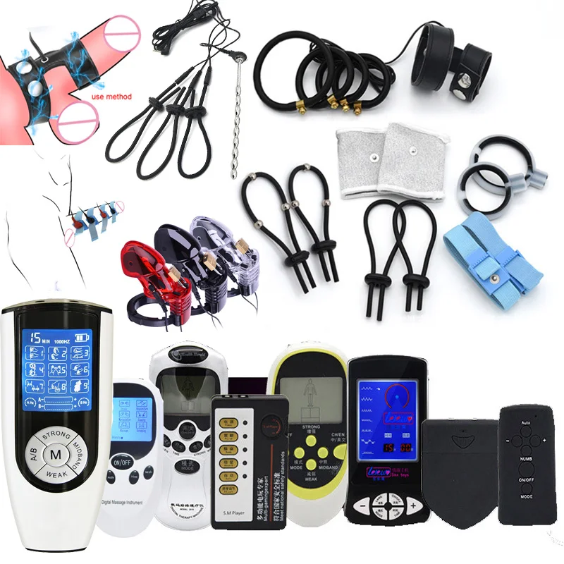 Electric Shock High Performace Host Electro Shock Penis Ring Electrical Stimulation Massage Cock Ring Sex Toys For Men Gay electro sex toys electric sex toys penis rings