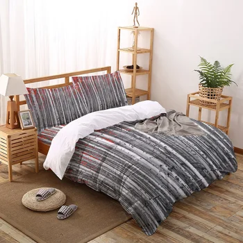 

Red Leaves Big Tree Woods Forest Red Arbor Printed Duvet Cover Set 4 Piece Bedding Set Home Textile Customizable