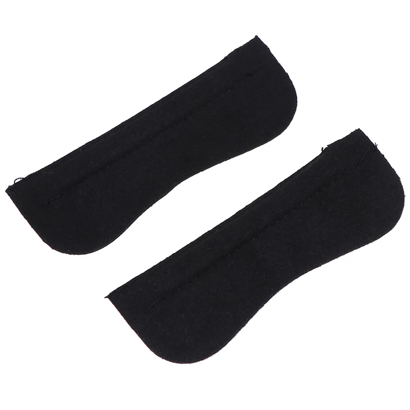 1 Pair Soft Fiber Back Heel Pads for High Heel Shoes Grip Adhesive Liner Foot Care Cushion Insert Pads Insoles