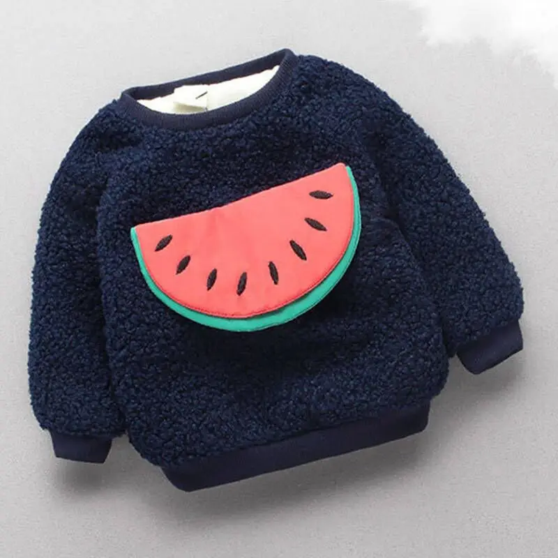 BibiCola/ г. Детский свитер для девочек осенне-зимняя модная одежда с длинными рукавами для малышей трикотажный топ для детей, пуловер для мальчиков одежда для малышей - Цвет: picture color