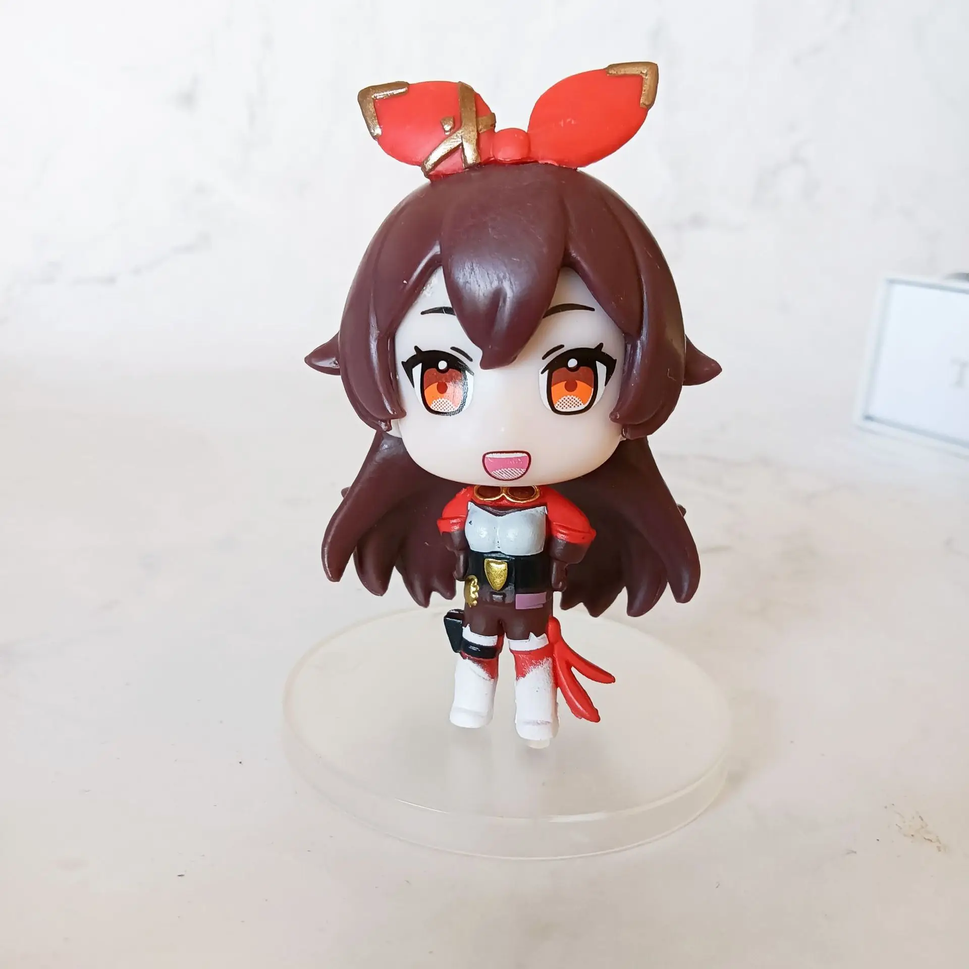 Genshin Impact Anime Cosplay Venti Diluc Paimon Amber Travelers Dolls Kawaii Cartoon Toys Gifts