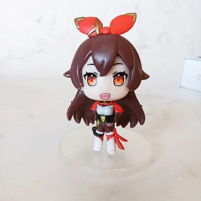 Genshin Impact Anime Cosplay Venti Diluc Paimon Amber Travelers Dolls Kawaii Cartoon Toys Gifts amber