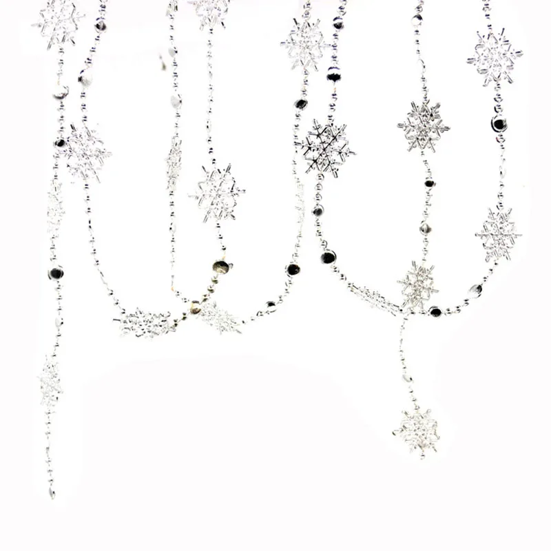

Christmas Decoration Snowflake Chains Xmas Tree Hanging Ornament Holiday Display