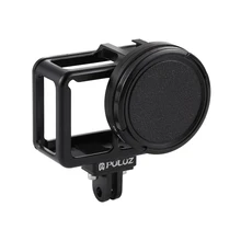 Для GoPro Cage Hero 7 серебристый/белый защитный чехол для экшн-камеры корпус с фильтром Горячий башмак для микрофона светодиодный