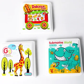 

Baby Bath Books Waterproof Bathroom Books Water Bathroom Toys Early Educational Toys Gift Learning & Education Readings Books
