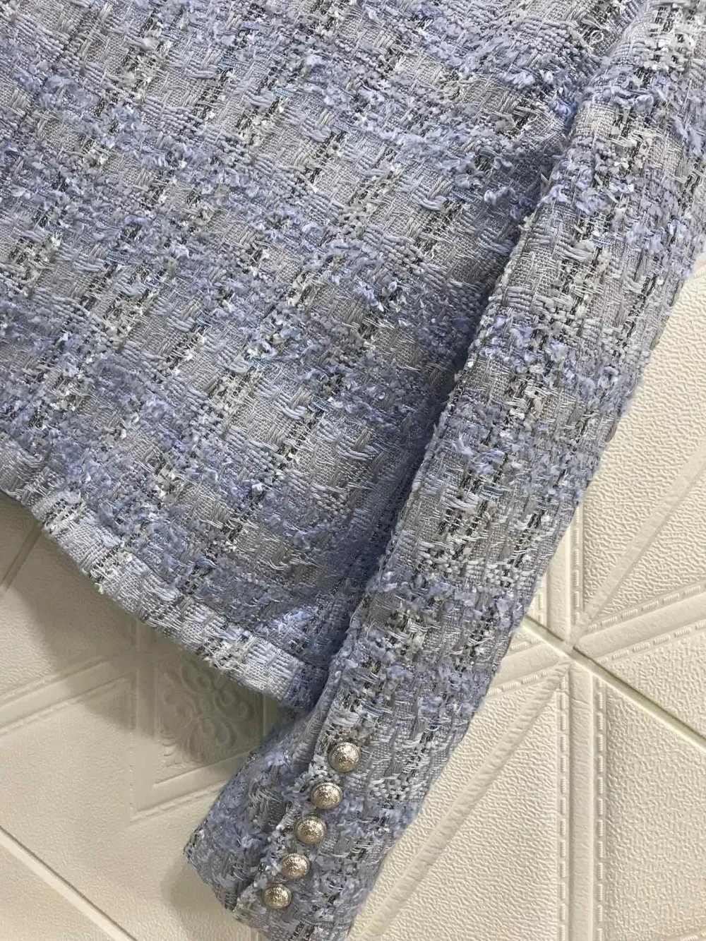 2019FW осень Новая женская Высококачественная твидовая куртка Женский жакет в стиле кэжуал Верхняя одежда Куртка gdnz 10,03