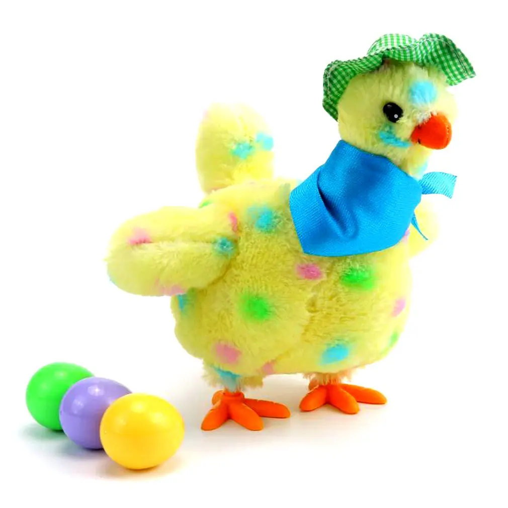 

A Hen Funny Chicken Toy Trick Hen Lay Egg Shocker Joke Gift For Children Antistress Gadget Interesting Games Electronic Toy