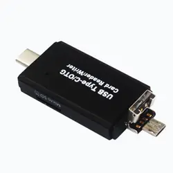 Портативный считыватель карт type-C SD/Micro SD складной USB OTG адаптер для ноутбука Macbook смартфон