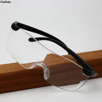 

1 Piece Magnifying 1.6 Times Eyeglasses 250 Degrees Magnifies Glasses Big Vision Reading Glasses Frameless