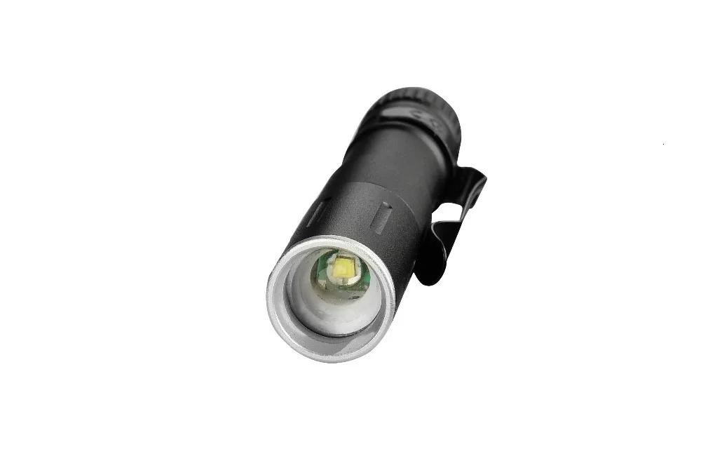 Мини светодиодный фонарик ZOOM 7 Вт Q5 2000LM Водонепроницаемая светодиодная лампа масштабируемый фонарик ААА аккумулятор Мощный светодиодный для охоты
