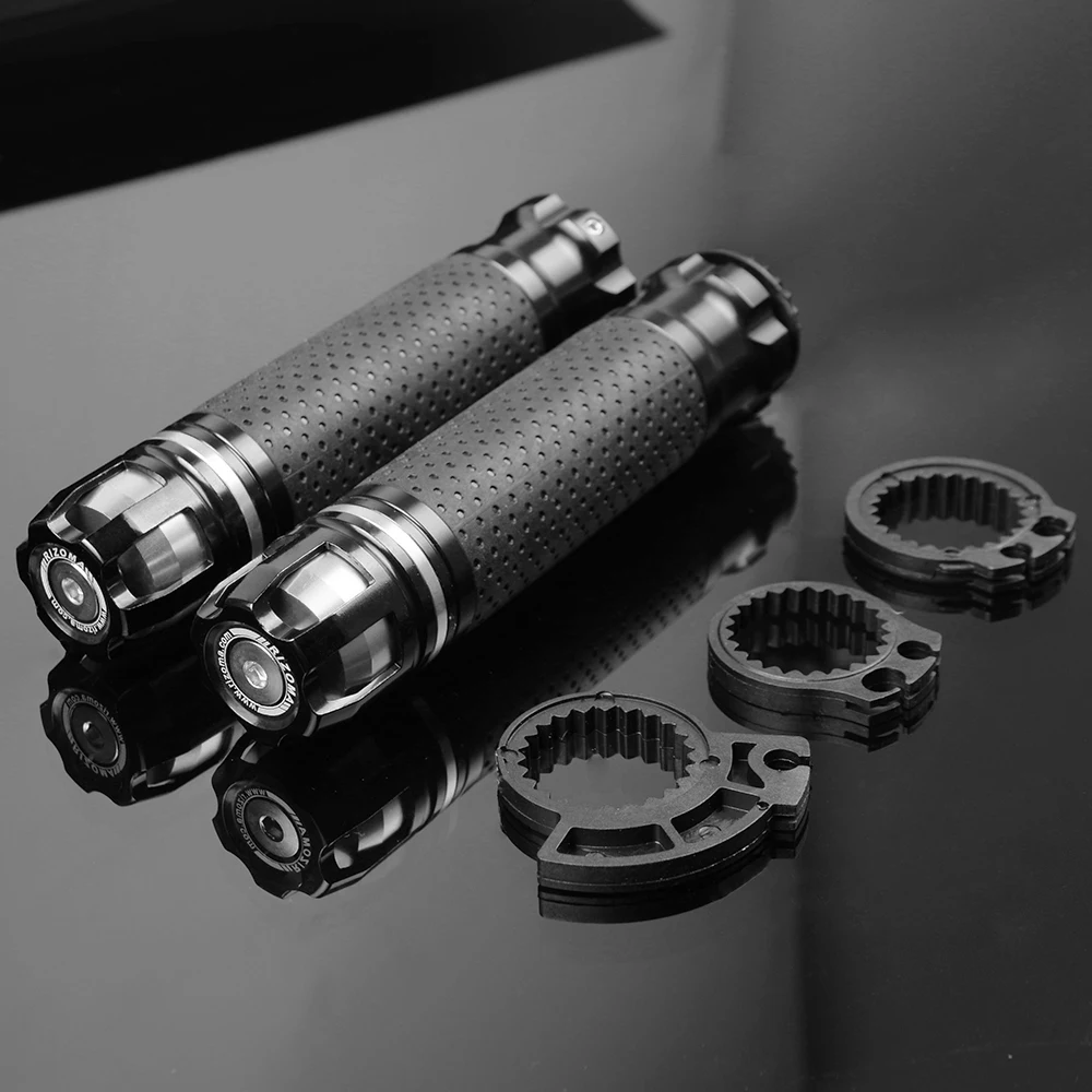 silver Для DUCATI Scrambler Street Classic/Mach 2,0 CNC мотоциклетные рукоятки рукоятка Конец Руль скремблер пустынные сани - Цвет: silver