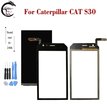 

New LCD For Caterpillar CAT S30 LCD Display + Touch Screen Digitizer For Cat S30 Screen Lcd Mobile Phone Parts With Tools