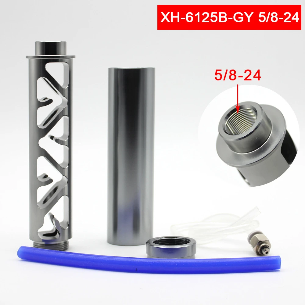 5-8-24 Titanium 1/2-28 5/8-24 одножильный автомобильный топливный фильтр для NAPA 4003 WIX 24003 XH-6125A XH-6125B топливная ловушка сольвентные фильтры 6 дюймов - Цвет: 5-8-24 Titanium