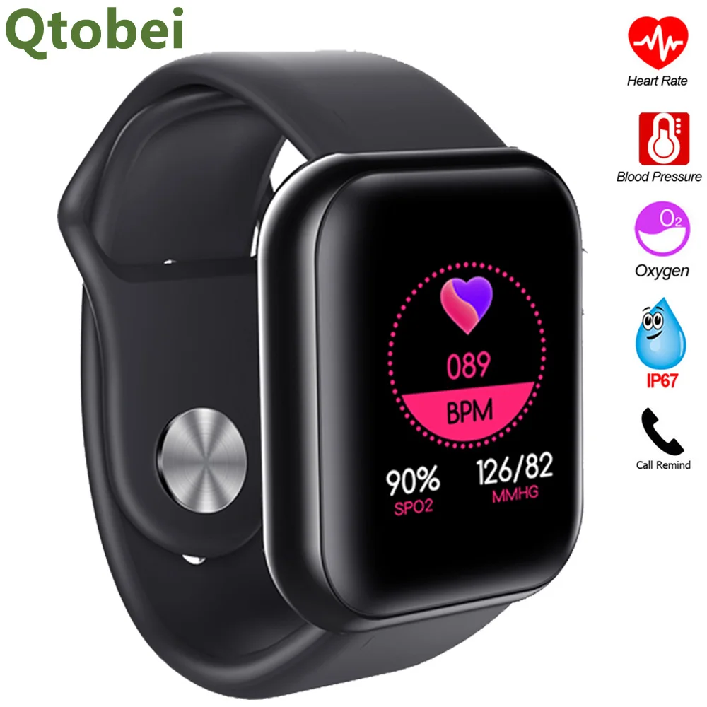 

Smart Watch Men Women Blood Preesure Oxygen Monitor Smartwatch Heart Rate Monitor Smart Watch WhatsApp Reminder For Android IOS