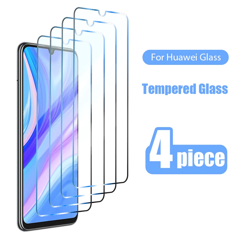 4 шт. закаленное стекло для Huawei P50 P40 P30 P20 P10 P9 P8 Pro Lite Plus Защита экрана P Smart 2021 2020 2019 Z S